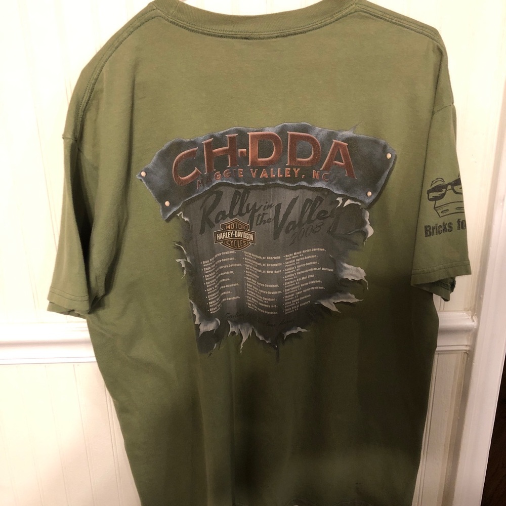 08 harley  shirt ralley to the valley tshirt
